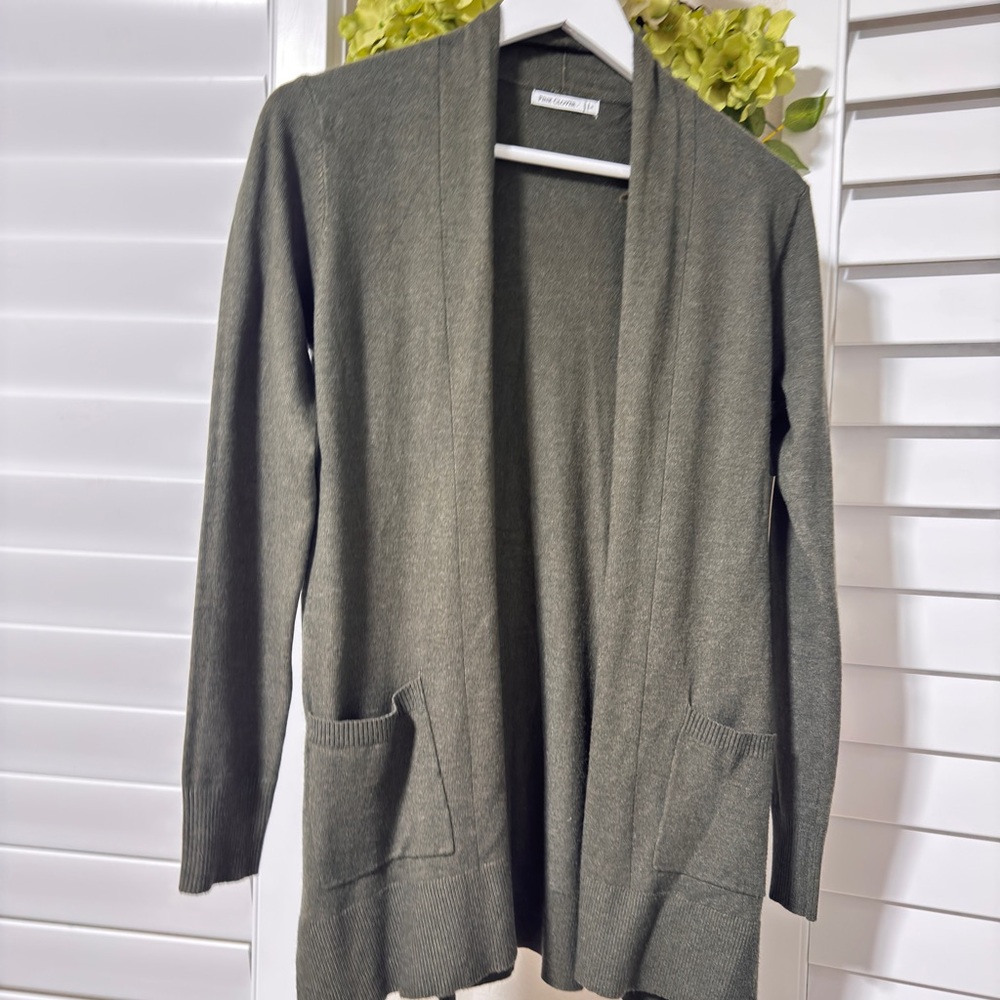 Pink Clover Olive Cardigan Sweater
